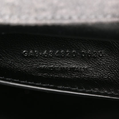 Saint Laurent Jersey Wool Patchwork Monogram Medium Jamie Grey 7 of 11