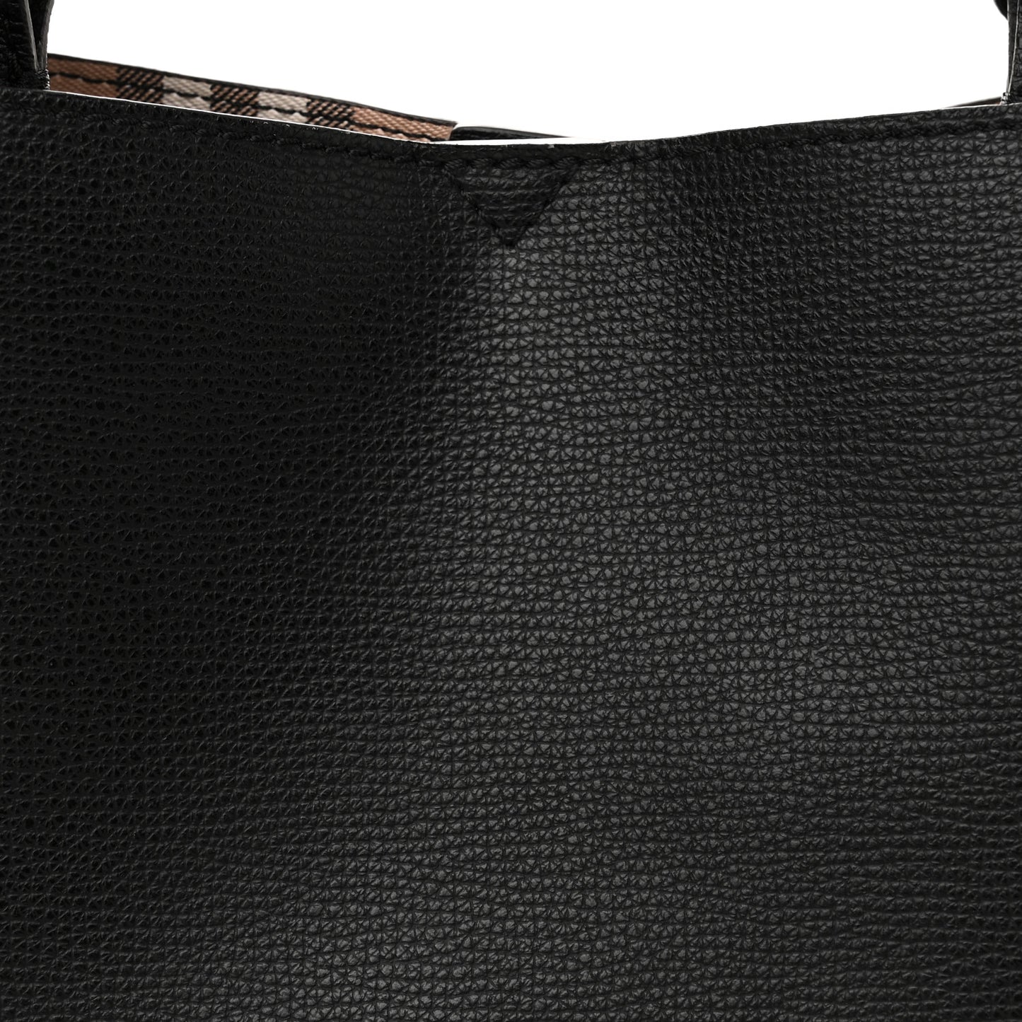 London Grainy Calfskin Small Lorne Bucket Crossbody Black