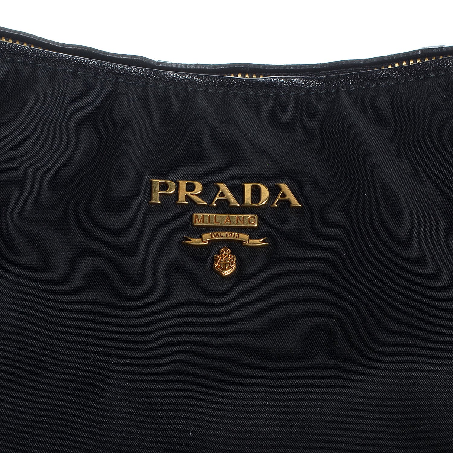 Prada Tessuto Nylon Nappa Shoulder Bag Nero Black 10 of 10