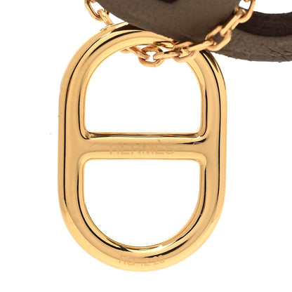 Hermes Swift O'Maillon Pendant Necklace Etoupe 6 of 7