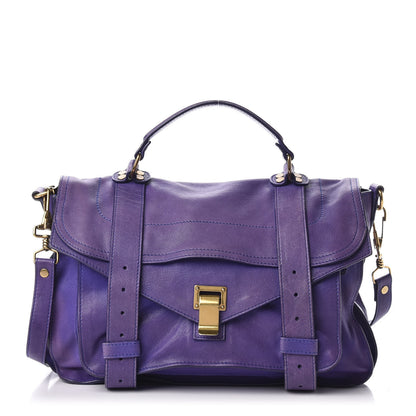 Proenza Schouler Lambskin Medium PS1 Satchel Purple Rain 1 of 11