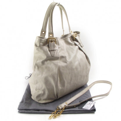 Miu Miu Vitello Lux Leather Large Bag Ivory 3 of 12