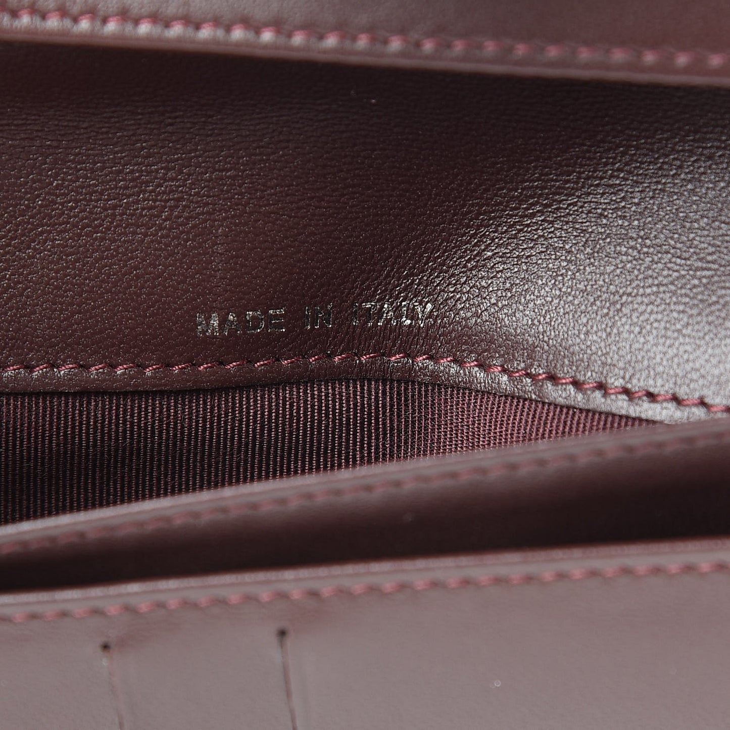 Lambskin Quilted Large Flap Wallet Black