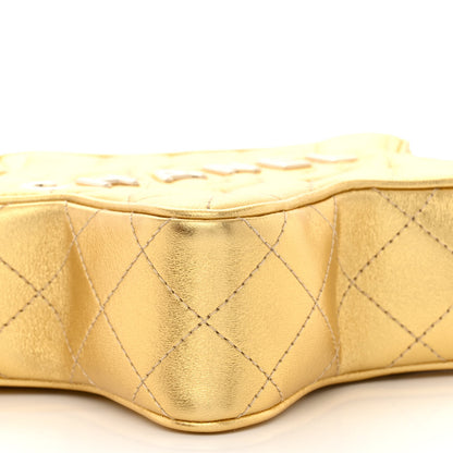 Chanel Metallic Lambskin Quilted Walk Of Fame Star Bag Gold 9 of 11