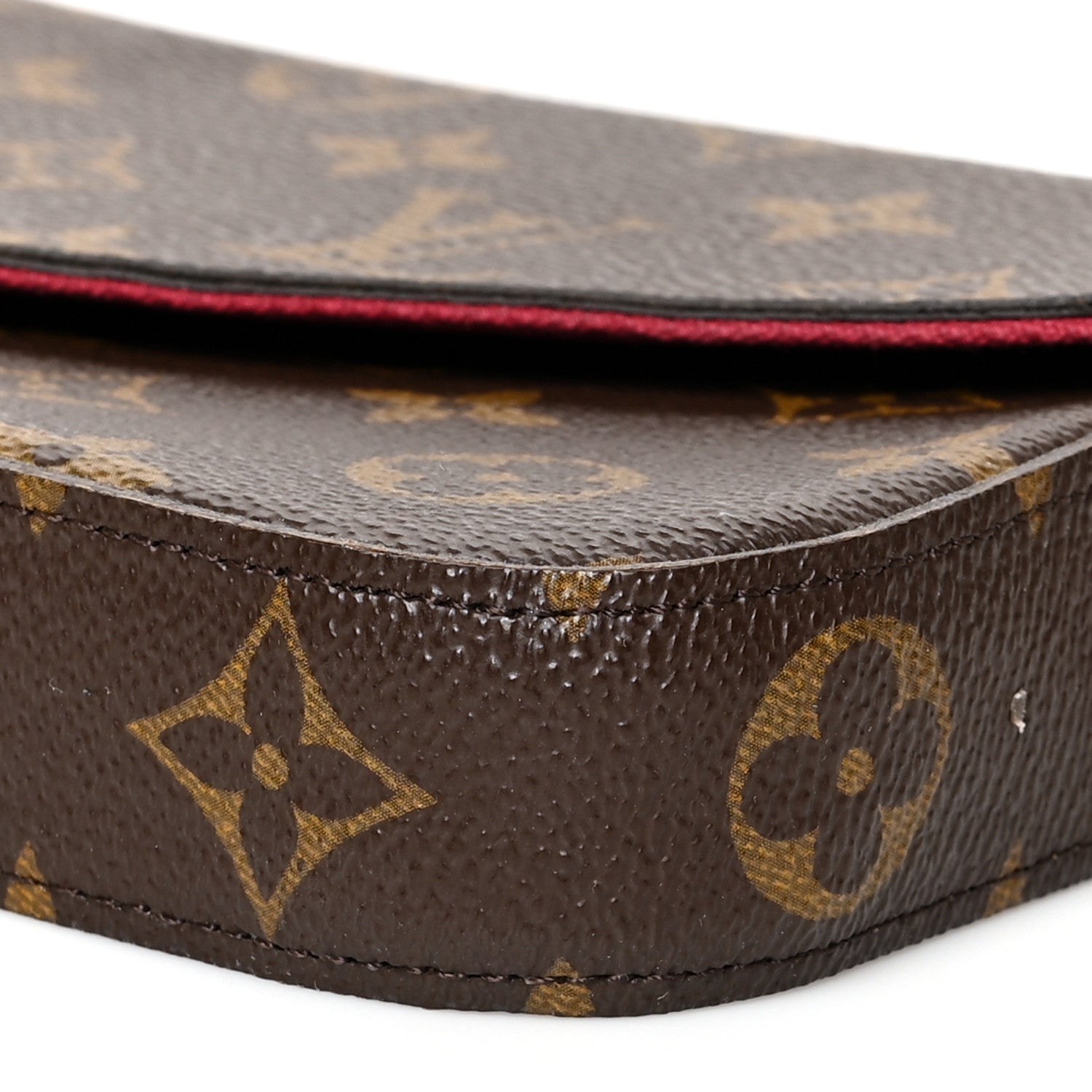 Louis Vuitton Monogram Pochette Felicie Chain Wallet Fuchsia 10 of 10