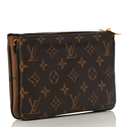 Louis Vuitton Reverse Monogram Giant Double Zip Pochette 4 of 11
