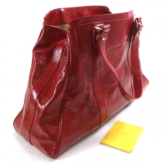 Vitello Naplak Oversized Bag De Jour Rosso