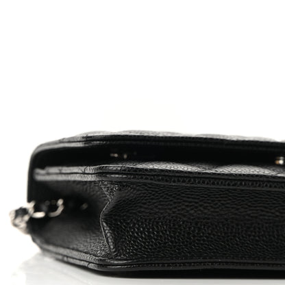 Chanel Caviar Quilted Wallet On Chain WOC Black 9 of 11
