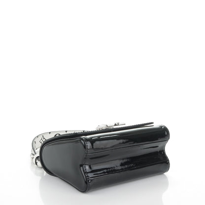 Louis Vuitton Vernis Monogram Twist Shoulder Bag PM Noir 4 of 6