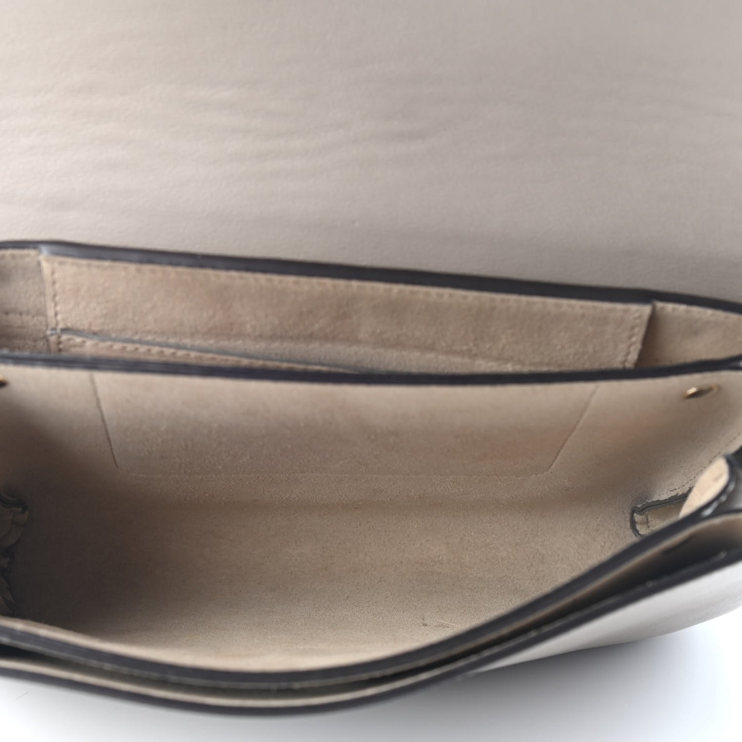 Suede Calfskin Small Faye Shoulder Bag Motty Grey