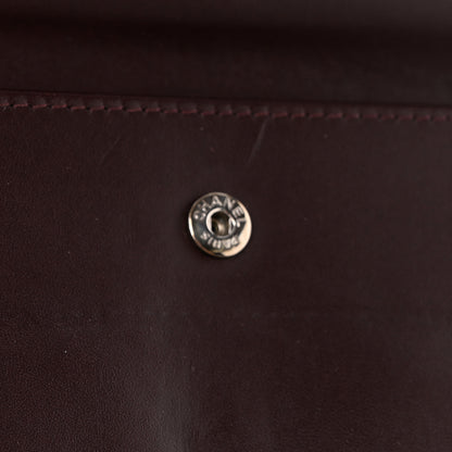 Chanel Caviar Quilted Large Flap Wallet Burgundy 9 of 12