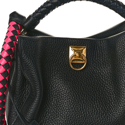 Mulberry Heavy Grain Iris Tote Black 6 of 8