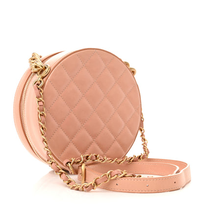 Chanel Calfskin Round As Earth Evening Bag Beige 3 of 13