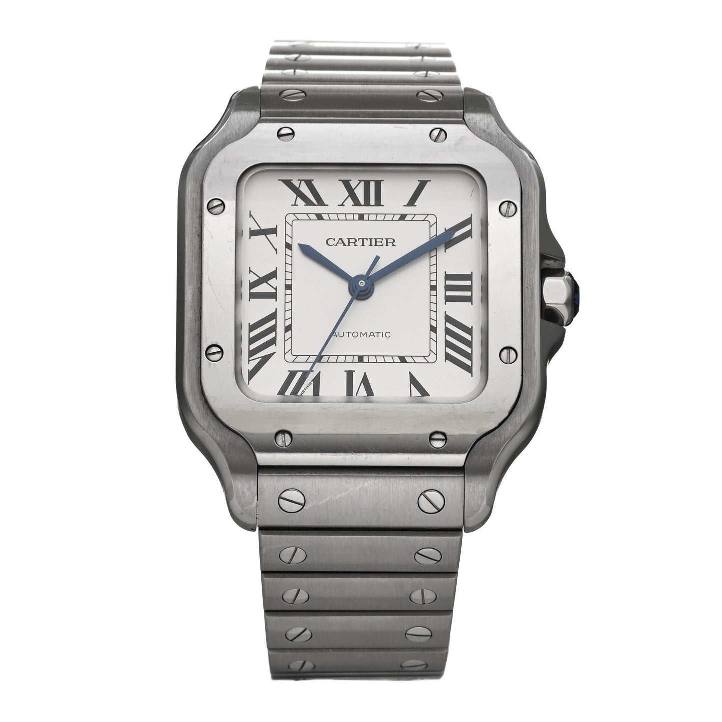 Stainless Steel 35mm Santos de Cartier Automatic Watch