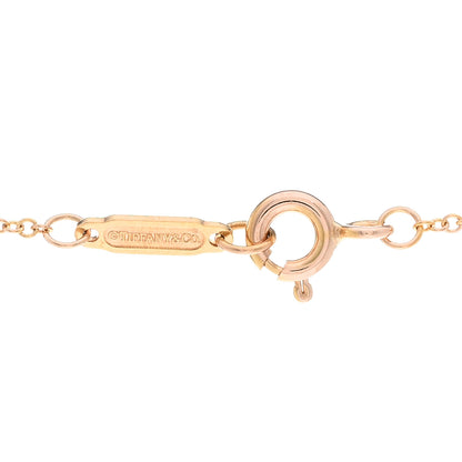 Tiffany 18K Rose Gold Return to Tiffany Mini Double Heart Tag Pendant Necklace 4 of 4