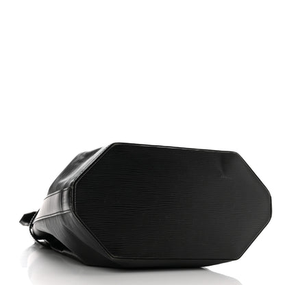 Louis Vuitton Epi Sac D'Epaule GM Black 4 of 16