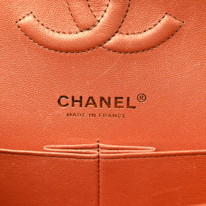 Chanel Metallic Lambskin Quilted Medium Double Flap Golden 6 of 12