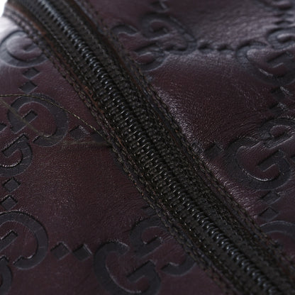 Gucci Guccissima Calfskin Knee High Boots 38 Burgundy 11 of 13