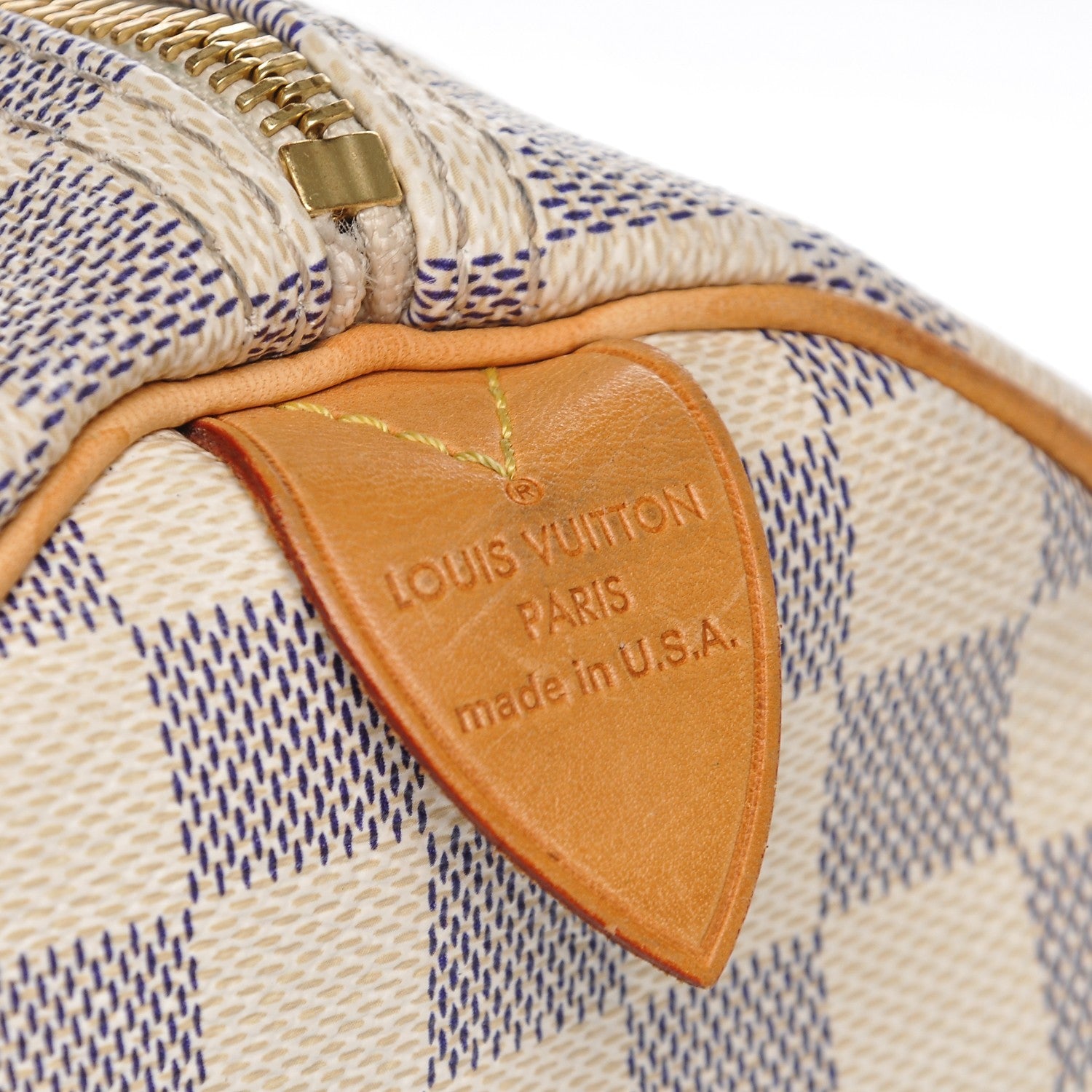 Louis Vuitton Damier Azur Speedy 35 5 of 9