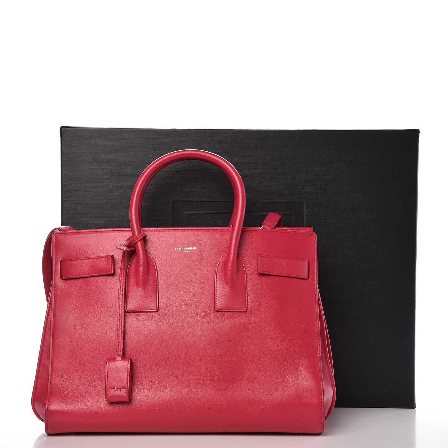Calfskin Small Sac De Jour Lipstick Fuchsia
