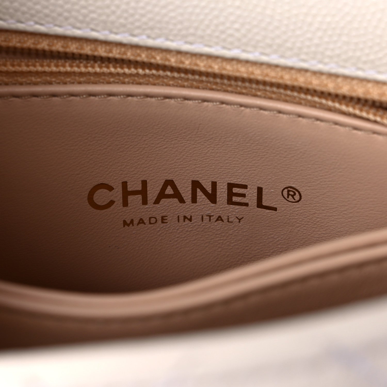 Chanel Caviar Quilted Extra Mini Coco Handle Flap White 6 of 12