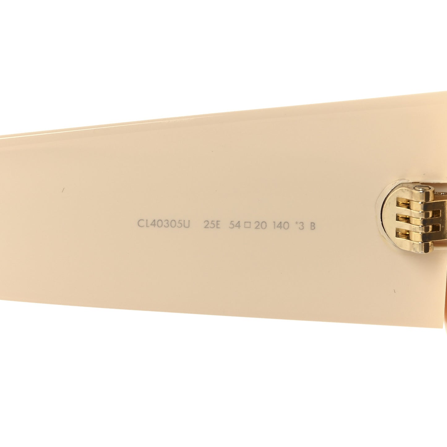 Acetate Triomphe Sunglasses CL40305U White
