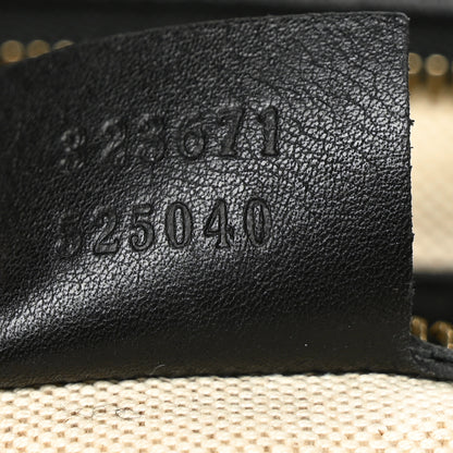 Gucci Guccissima Medium Bree Zippered Tote Black 7 of 8