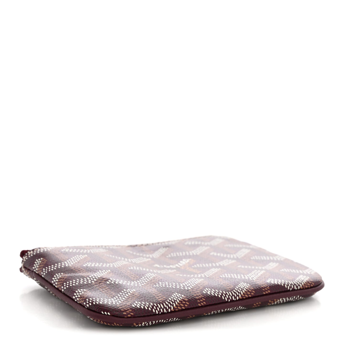 Goyardine Nano Senat Key Pouch Burgundy