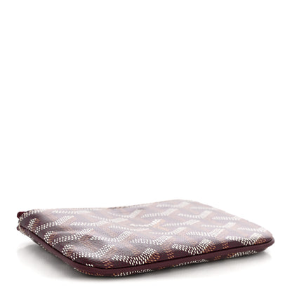 Goyard Goyardine Nano Senat Key Pouch Burgundy 4 of 8