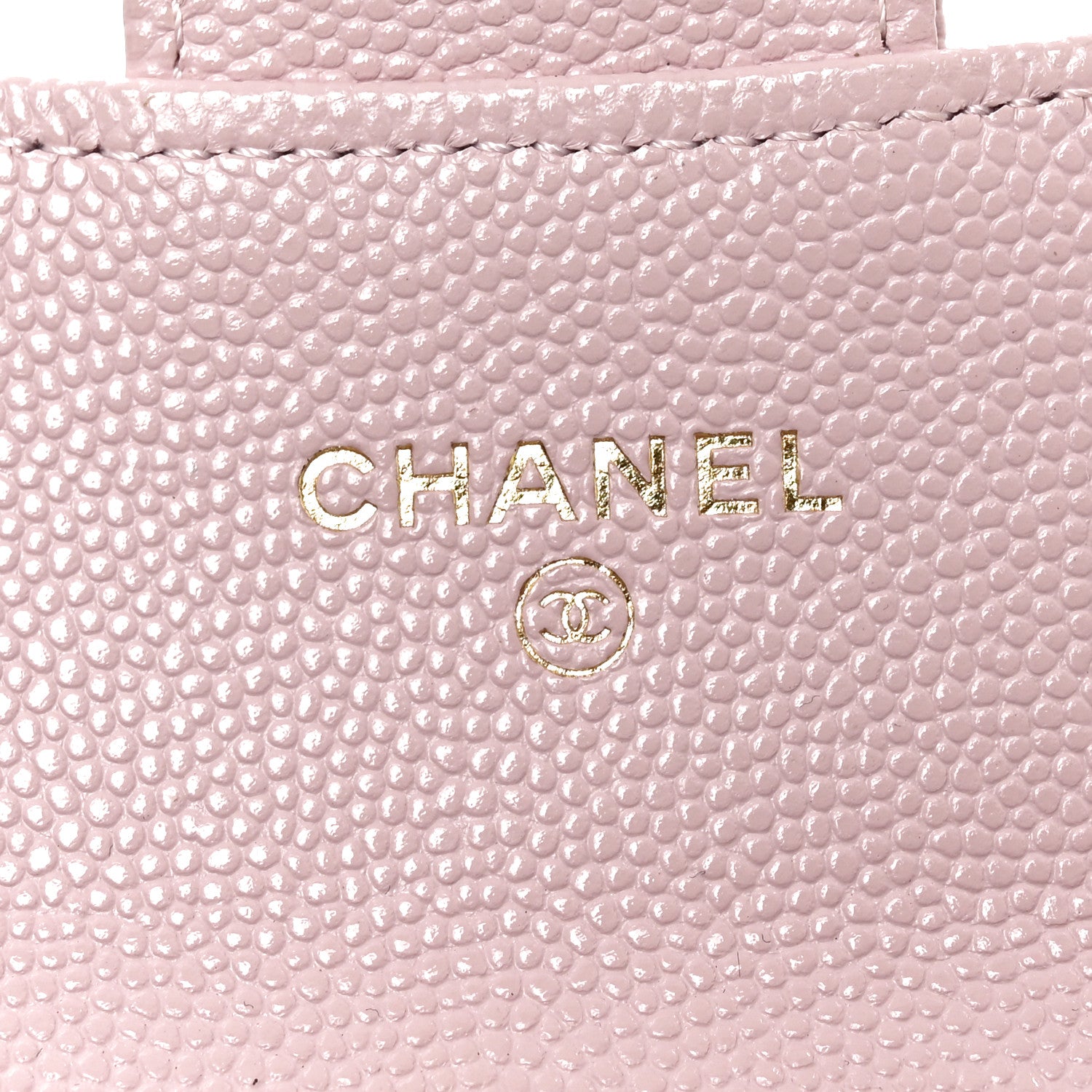 Chanel Caviar Quilted Flap Card Holder Wallet Light Pink 6 of 8