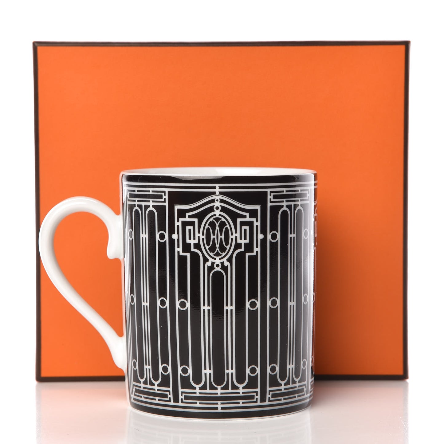 Porcelain H Deco Mug