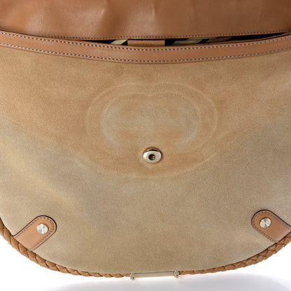 Gucci Suede Medium Britt Tassel Shoulder Bag Tan 8 of 11