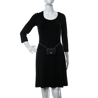 Chanel Caviar Quilted Mini Chain Belt Bag Black 2 of 12