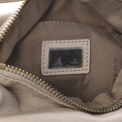 Fendi Calfskin Mini Hobo Bag Beige 5 of 9