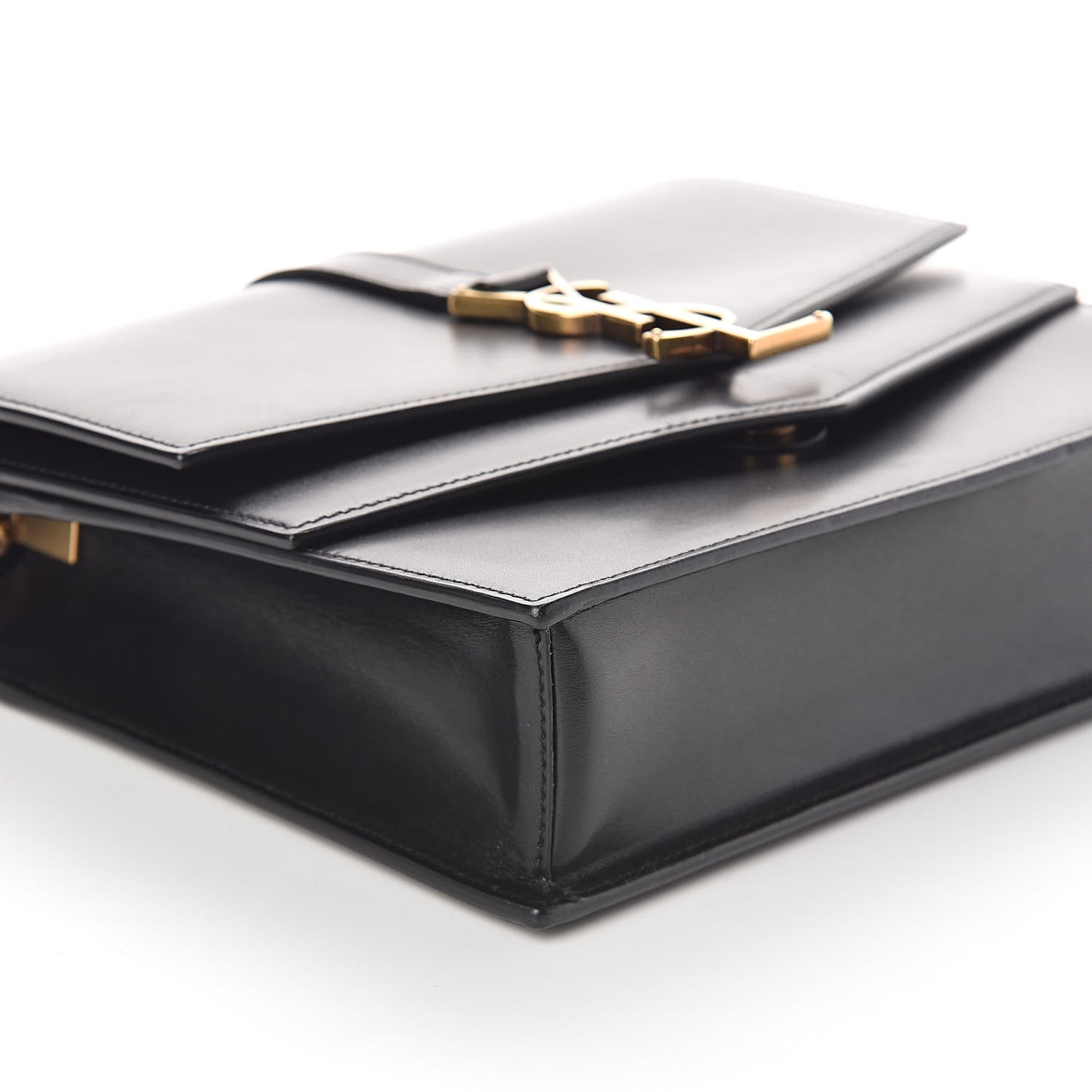 Smooth Calfskin Medium Sulpice Monogram Shoulder Bag Black