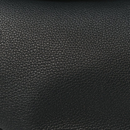 The Row Grained Calfskin Large Slouchy Banana Bag Black 7 of 9