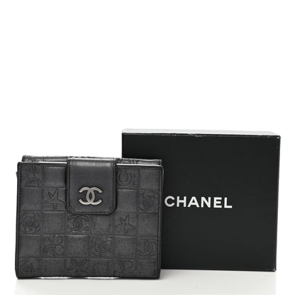 Chanel Metallic Lambskin Precious Symbols French Wallet Dark Silver 12 of 12