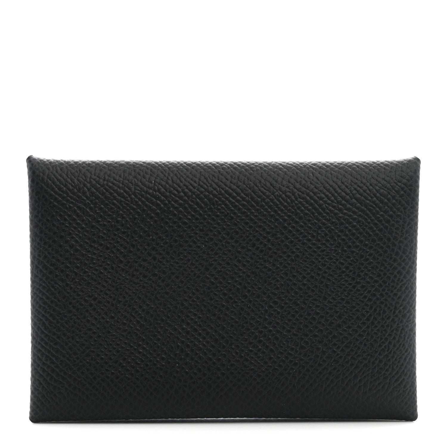 Hermes Epsom Calvi Card Case Black 1 of 8