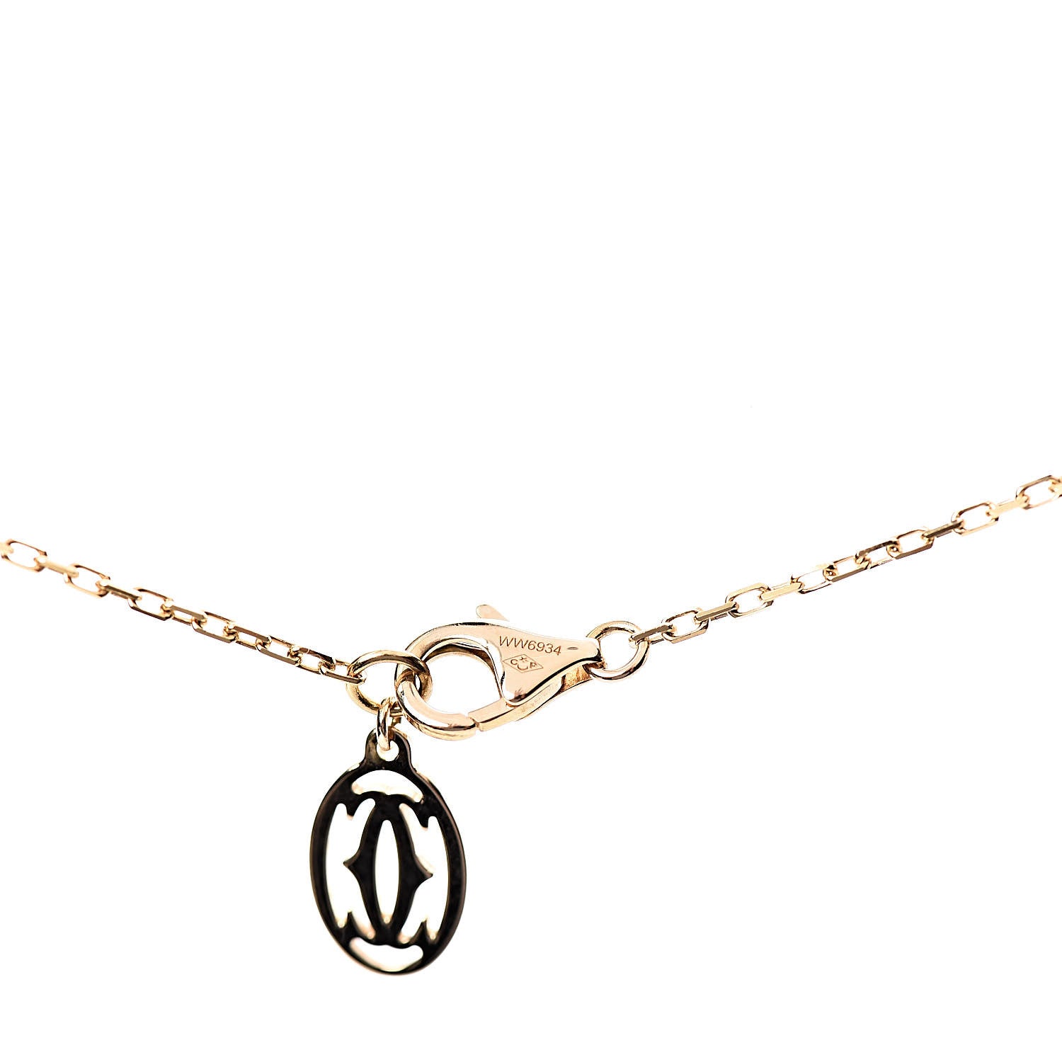 Cartier 18K Yellow Gold Diamond SM D'Amour Pendant Necklace 4 of 6