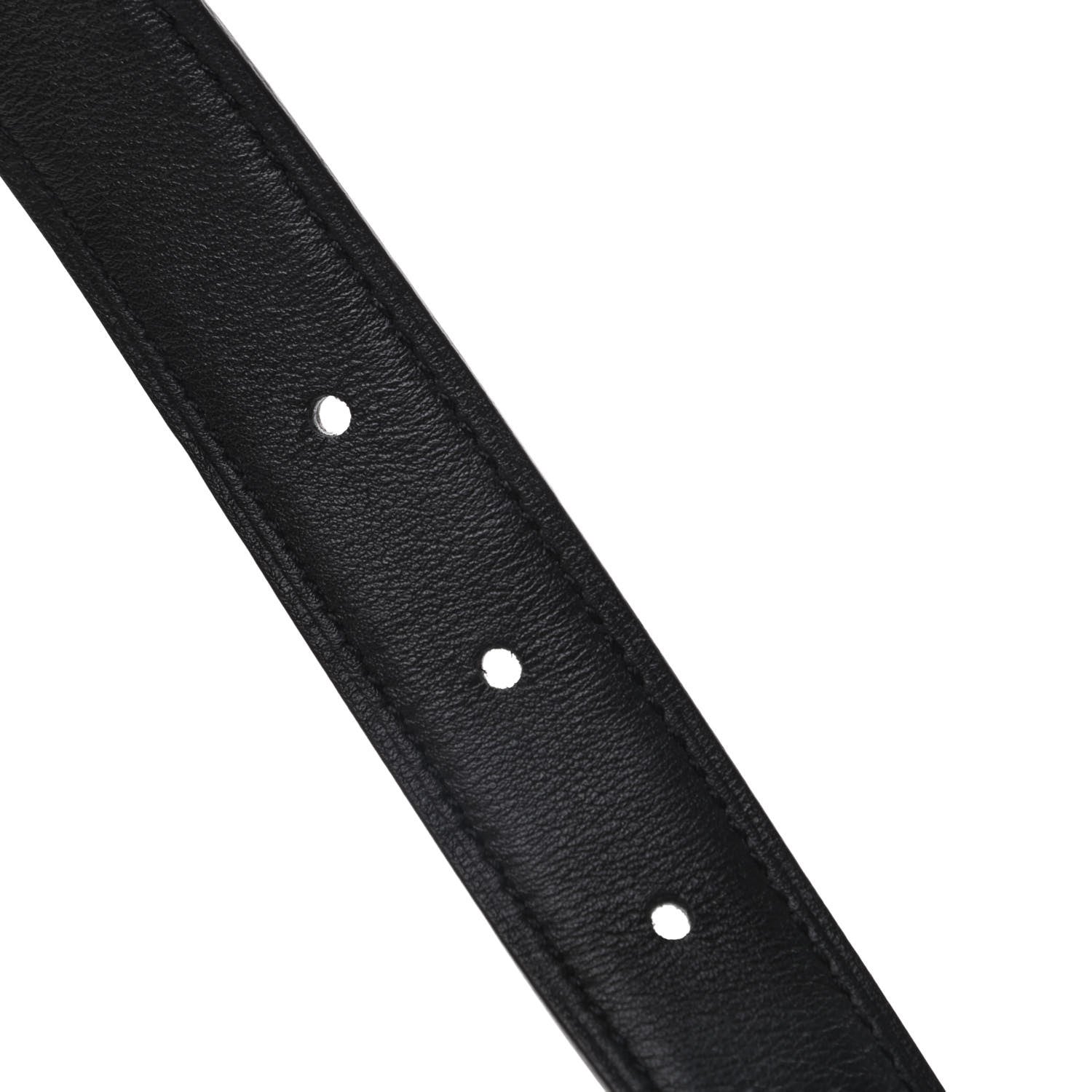 Hermes Swift Epsom 24mm Gamma Belt 80 Black Etoupe 4 of 6