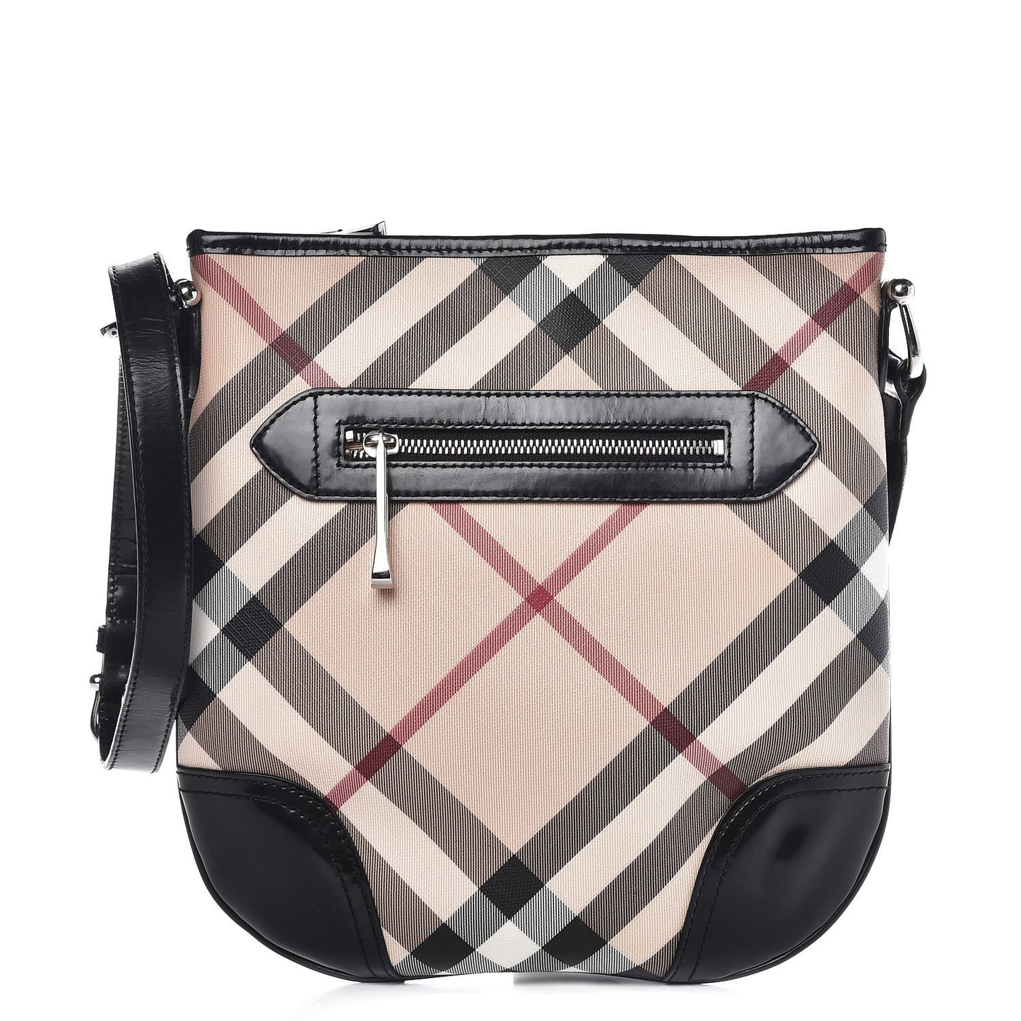 Supernova Check Small Dryden Crossbody Bag Black