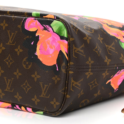 Louis Vuitton Monogram Roses Neverfull MM 11 of 11