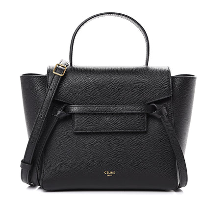 Celine Grained Calfskin Micro Belt Bag Black 1 of 11