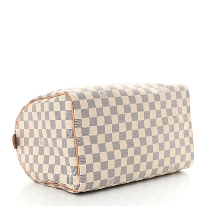 Louis Vuitton Damier Azur Speedy 30 4 of 10