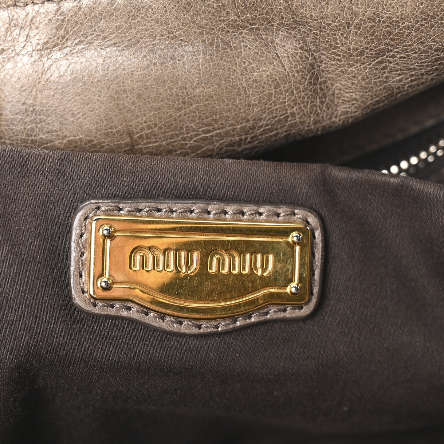 Vitello Lux Bow Bag Pomice