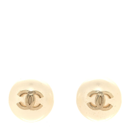 Chanel Pearl CC Large Earrings Gold 1 of 4