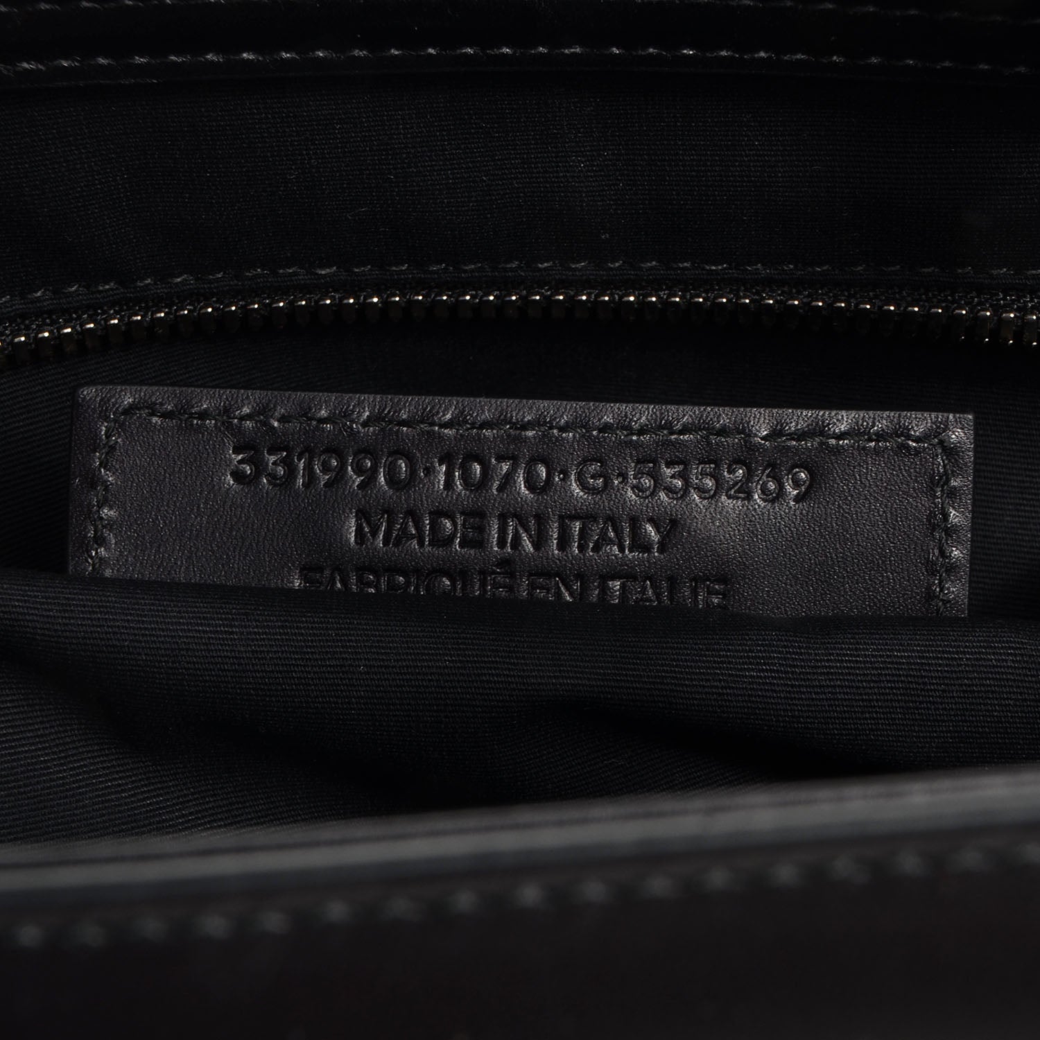 Balenciaga Calfskin Karung S Padlock Nude Work Black Electric Blue 8 of 9