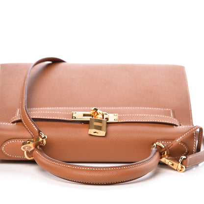 Hermes Epsom Kelly Sellier 28 Gold 13 of 35