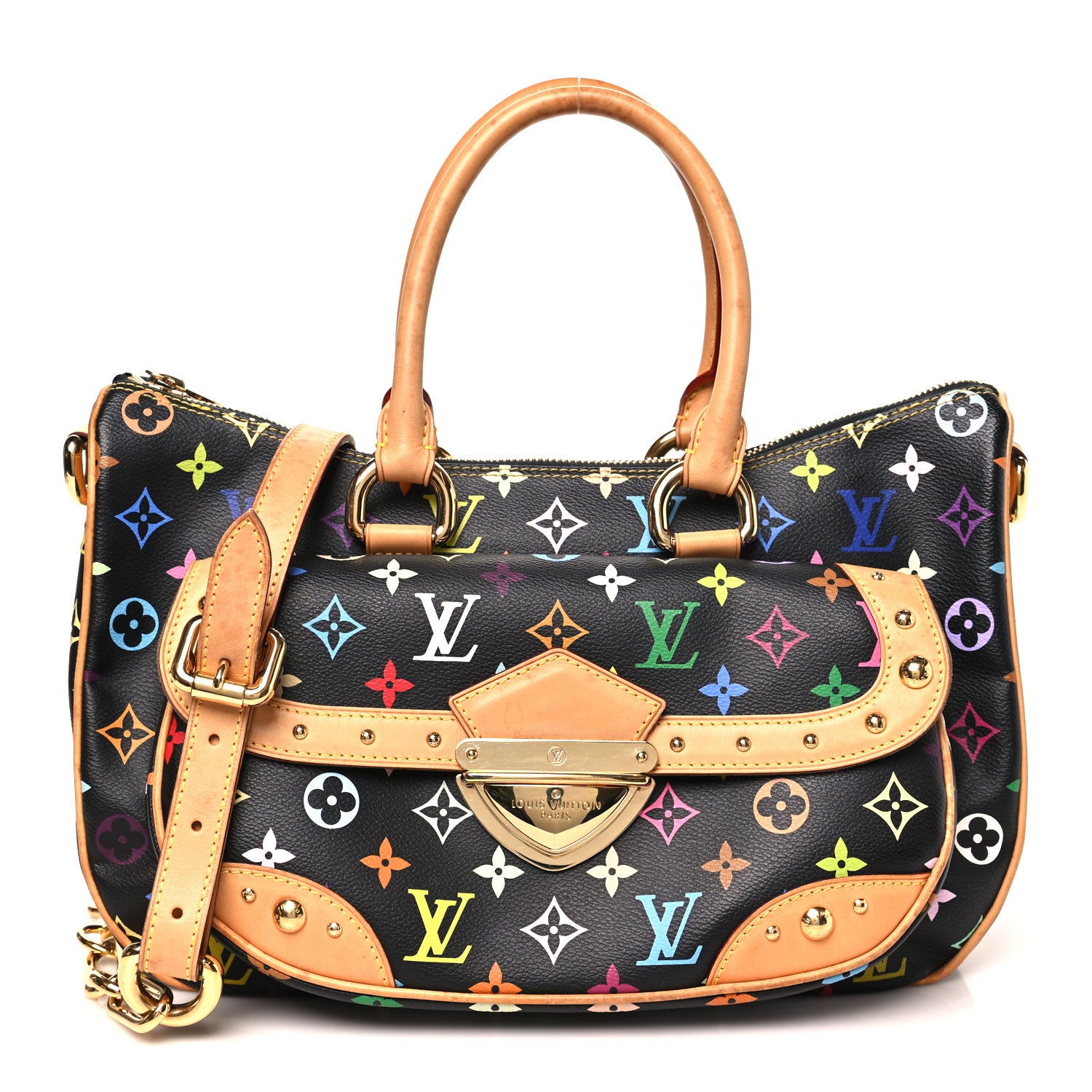 Louis Vuitton Monogram Multicolor Rita Black 1 of 10