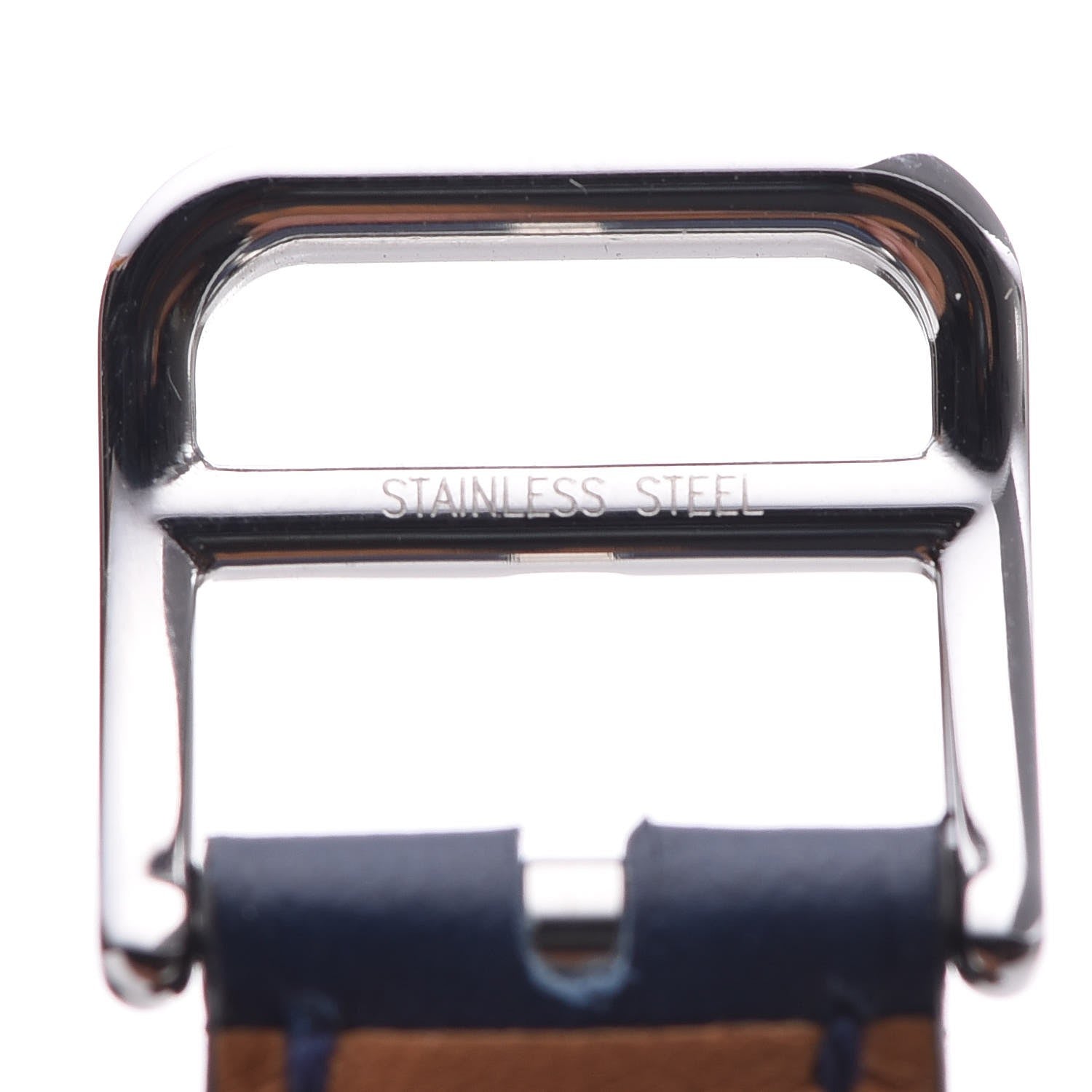 Hermes Stainless Steel Swift 21mm Diamond Heure H Hour Quartz Watch Bleu Navy 7 of 9
